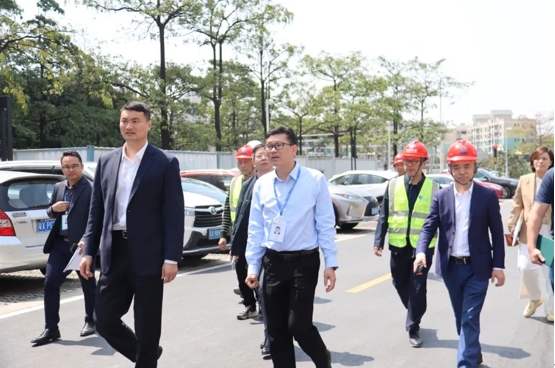 北滘镇党委书记、镇长王德华前往爱游戏体育-爱游戏(中国)一站式服务官方网站建科集团佛肇分公司重点项目调研